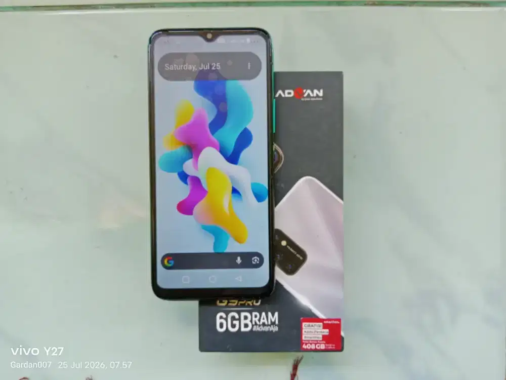 Hp Advan G9 4G LTE ram 6/64 Normal Lengkap