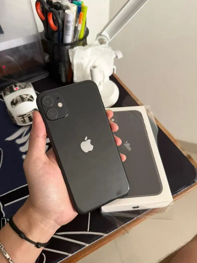 Iphone 11 ibox fullset original 97% like new bt/tt bu
