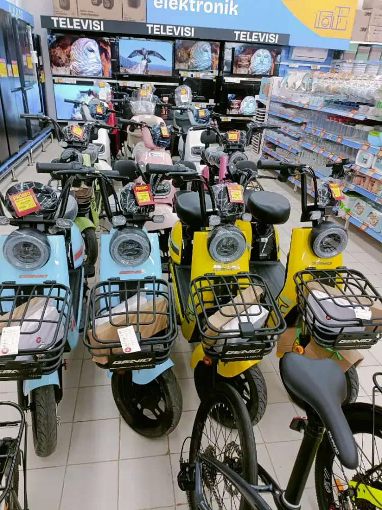 PROMO SEPEDA LISTRIK DENGAN INDODANA SYARAT CUKUP KTP
