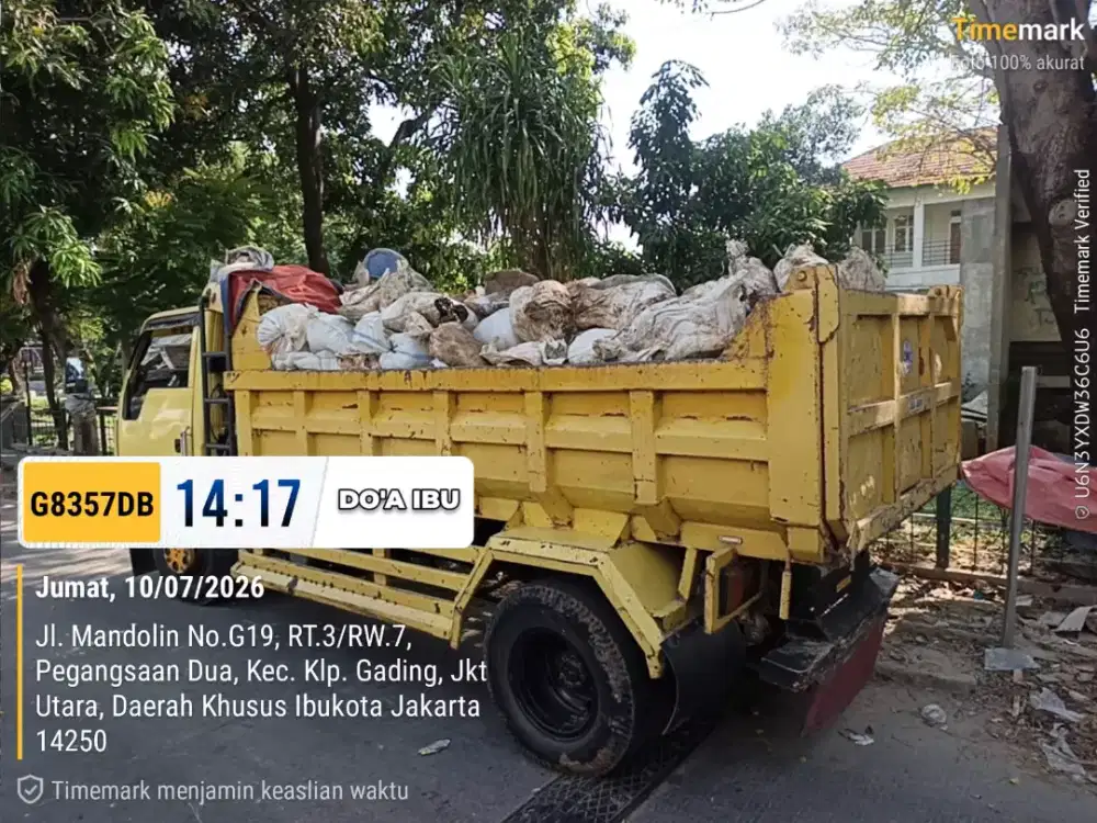JASA BUANG PUING DAN SAMPAH PROYEK URUGAN LAHAN KEMANG  PEJATEN