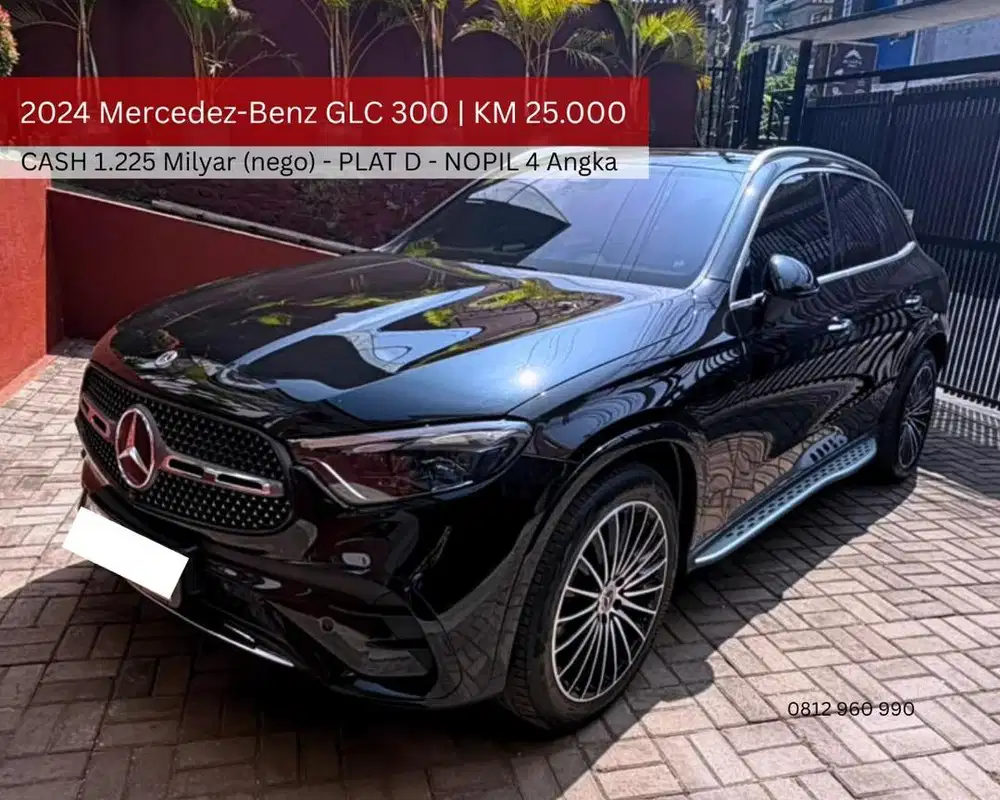 CASH 1.225M 2024 Mercedes-Benz GLC 300 Plat D
