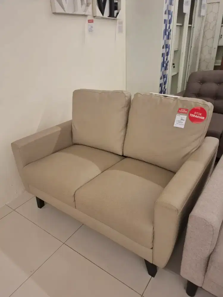 Sofa 2 Seater Jukit Beige