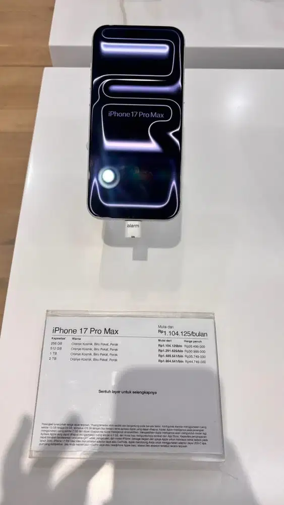 Kredit iphone 17 promax 256gb