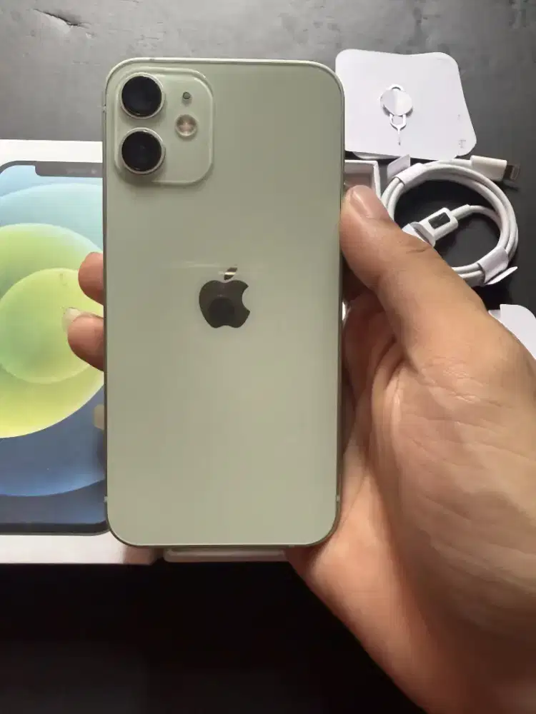 Iphone 12 mini 128gb green inter all operator fulset mulus normal