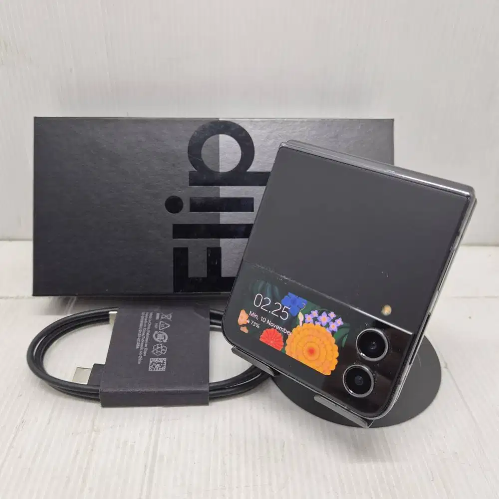 NO MINUS SAMSUNG GALAXY Z FLIP 4 5G 8/128BLACK FULLSET EX SEIN MULUS S