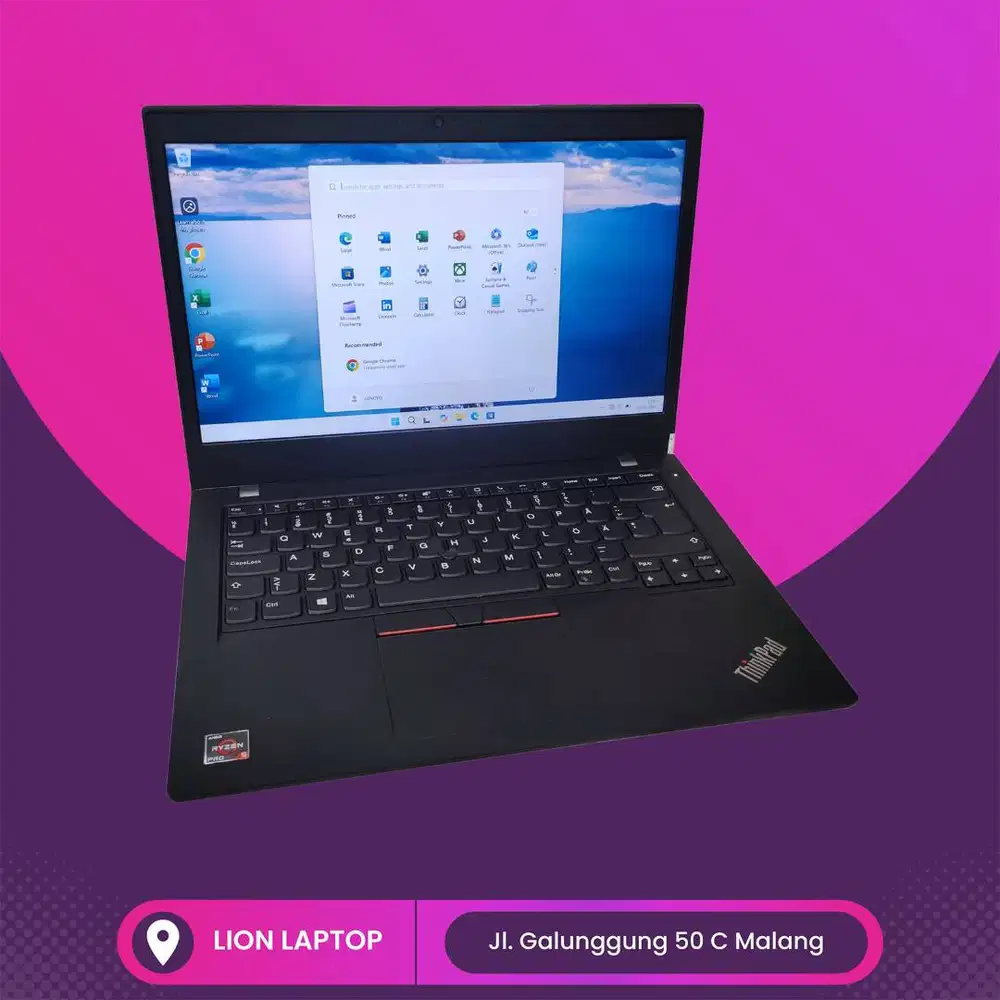 Gaming/Editing AMD Ryzen 5 PRO 8/256 MULUS Lenovo Thinkpad L14 [26|07]