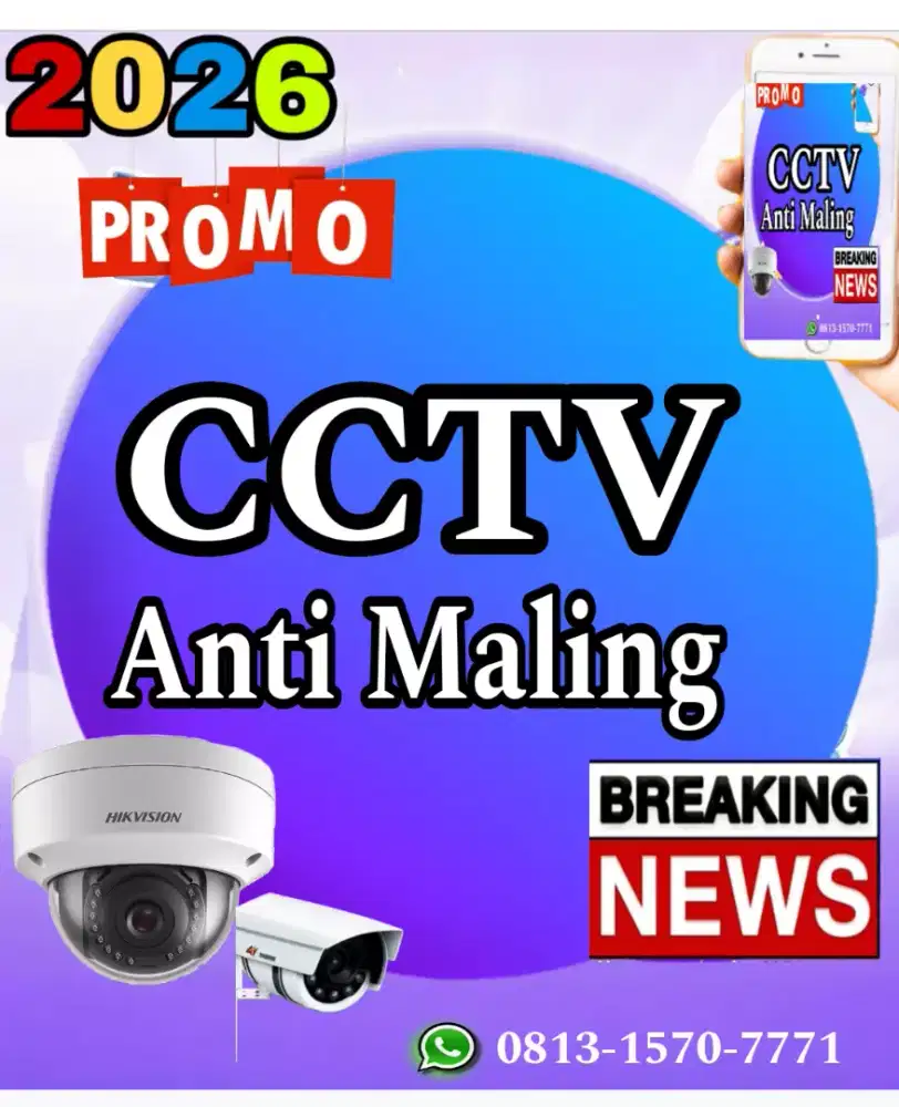 PROMO JASA PASANG DAN INSTALASI CCTV MURAH AMAN BERGARANSI