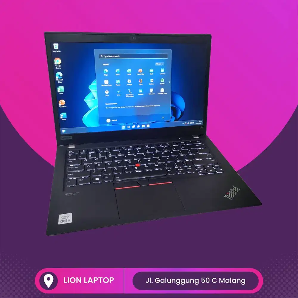 RAM 16GB Core i7 Gen 10 Slim SSD 256GB Lenovo Thinkpad T14S [26|07]