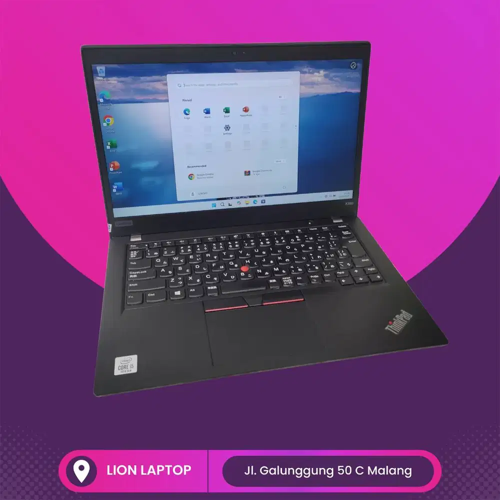 i5 GEN 10 Murah RAM 8GB Lenovo Thinkpad X390 [26|07]