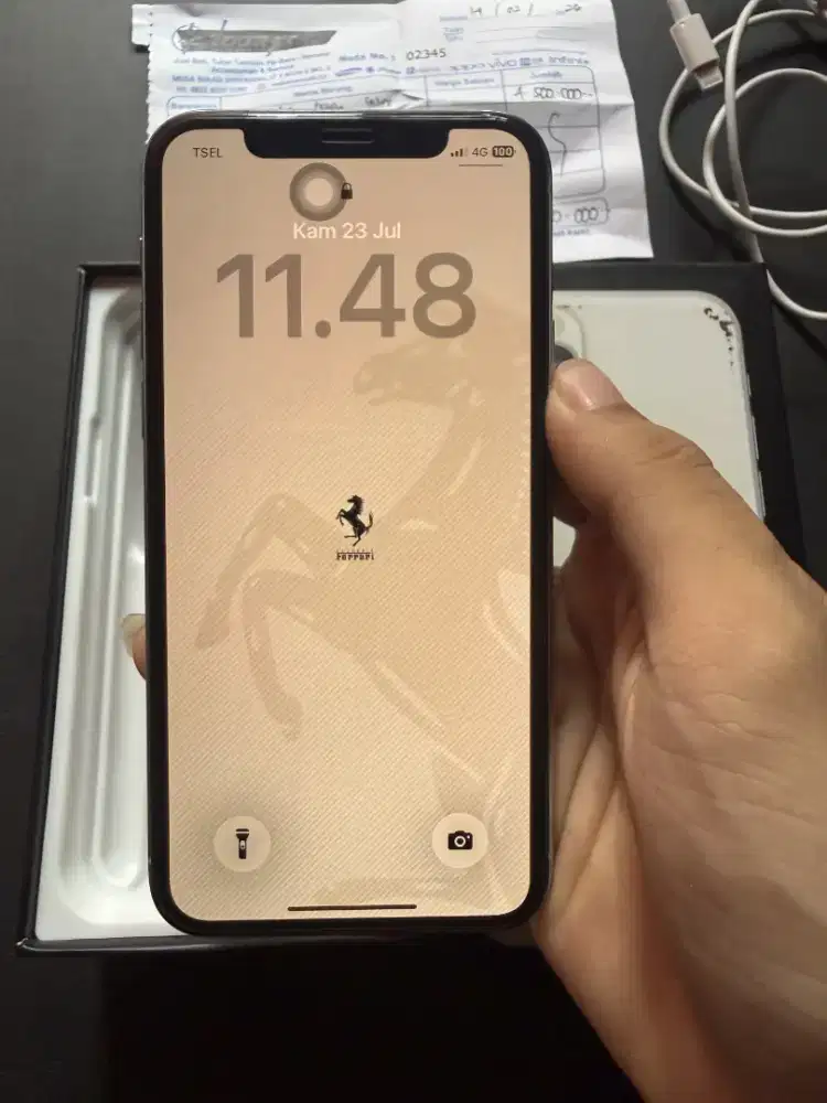 Iphone 11 pro 64gb white inter fulset mulus normal all operator