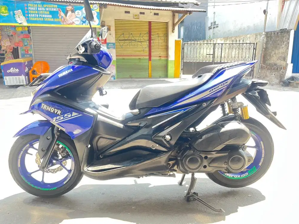 Jual motor aerox old 2017 blue type R