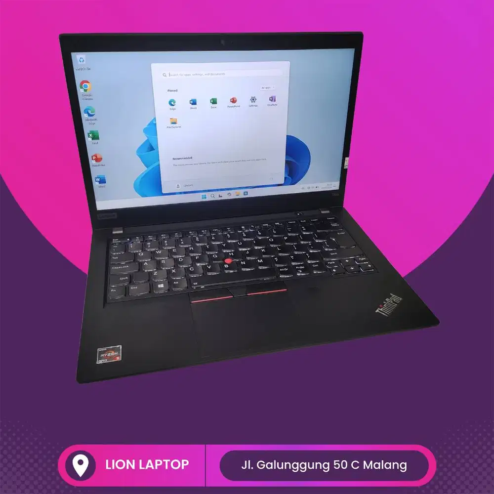 AMD Ryzen 5 PRO 8/256 VGA 2GB Lenovo Thinkpad T495 [26|07]