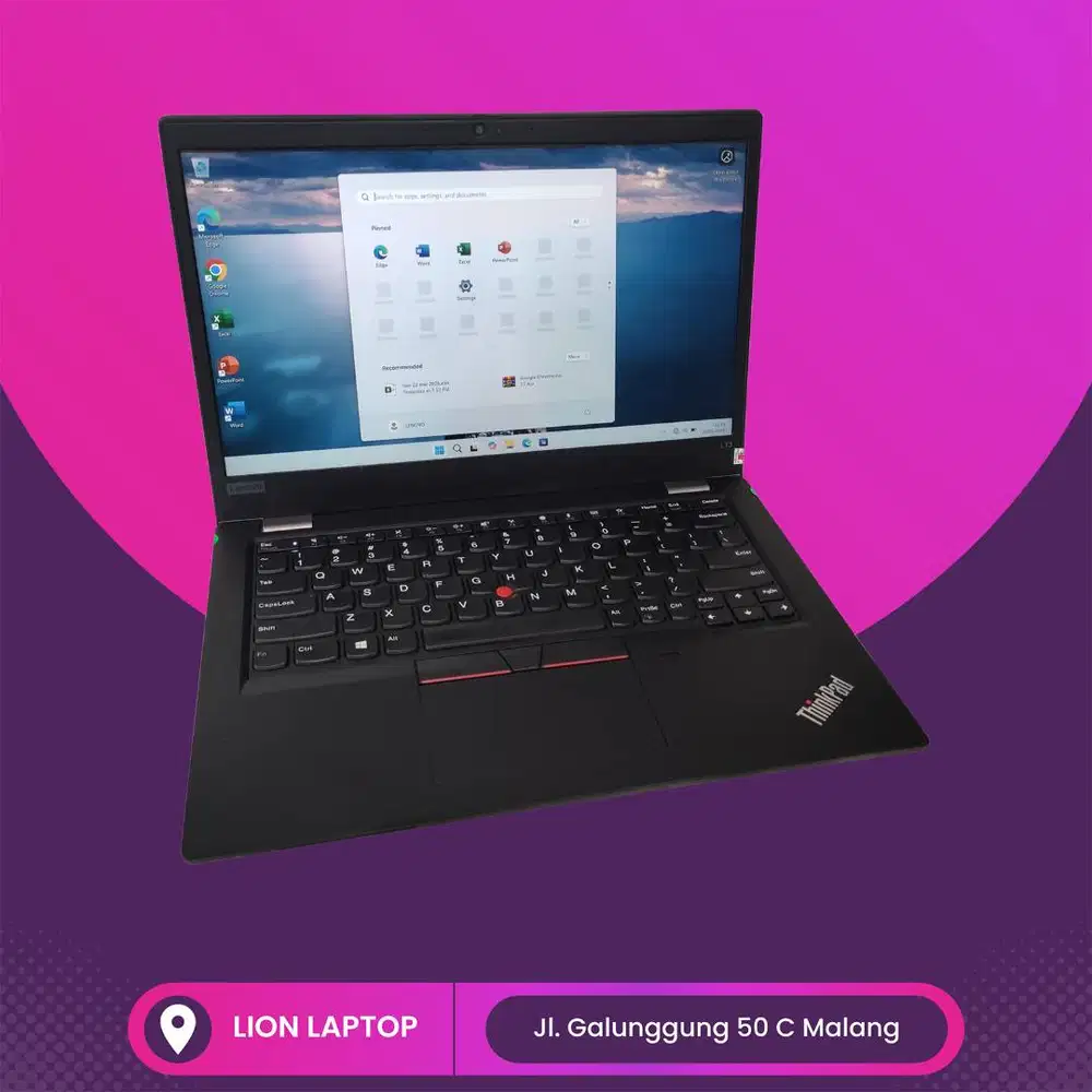 i5 Gen 10 Slim RAM 8GB SSD 256GB Lenovo Thinkpad L13 [26|07]