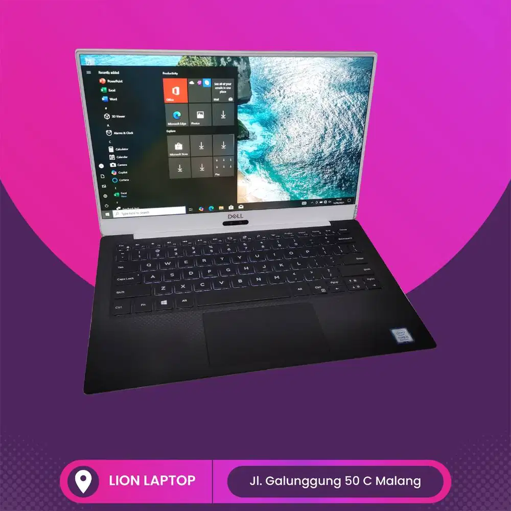 Slim & Ringan Core i5 RAM 8 SSD 256 DELL XPS 13 9370 [26|07]