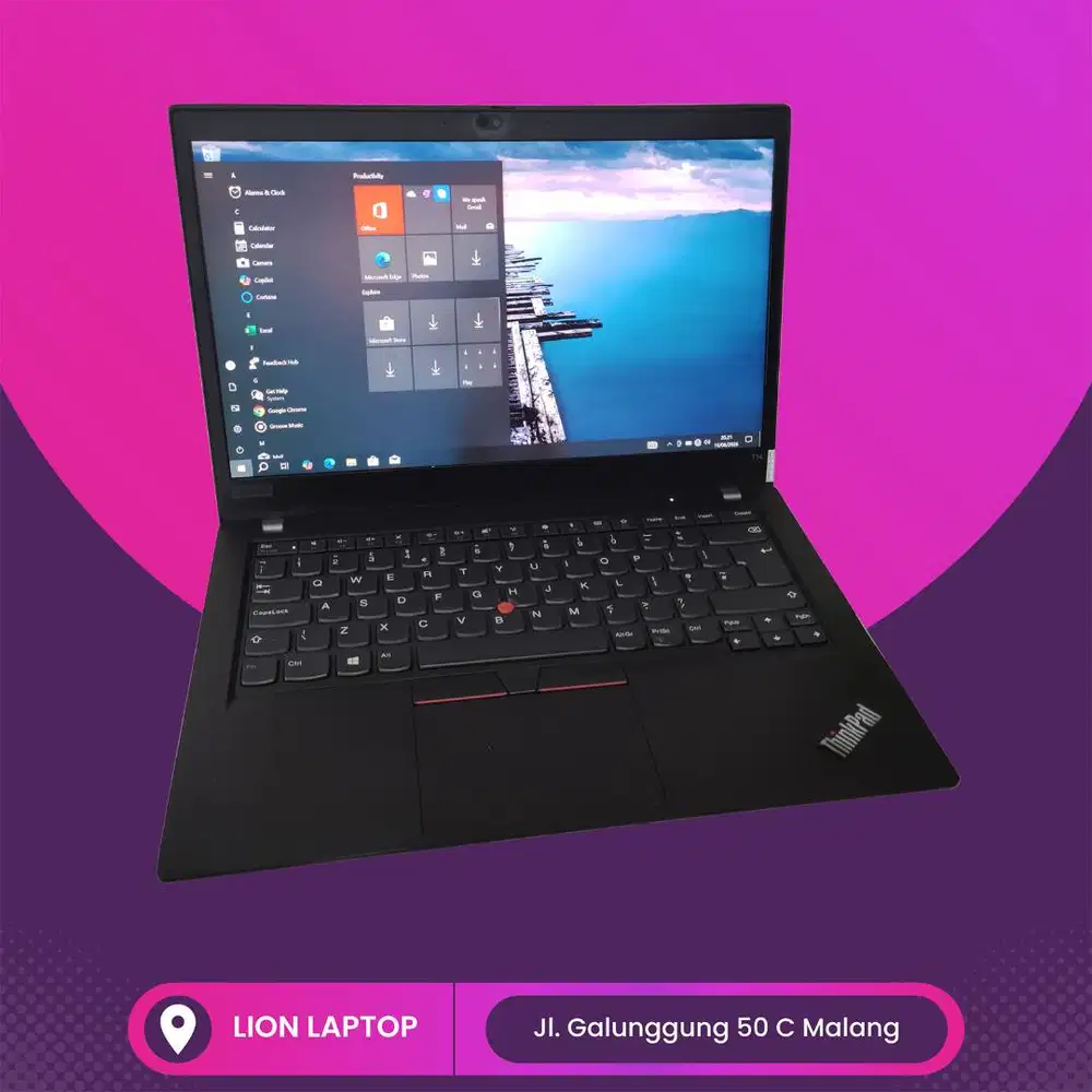 RYZEN 7-5850U (8 CORE) RAM 16GB SSD 256GB Desain/Gaming Lenovo Thinkpa