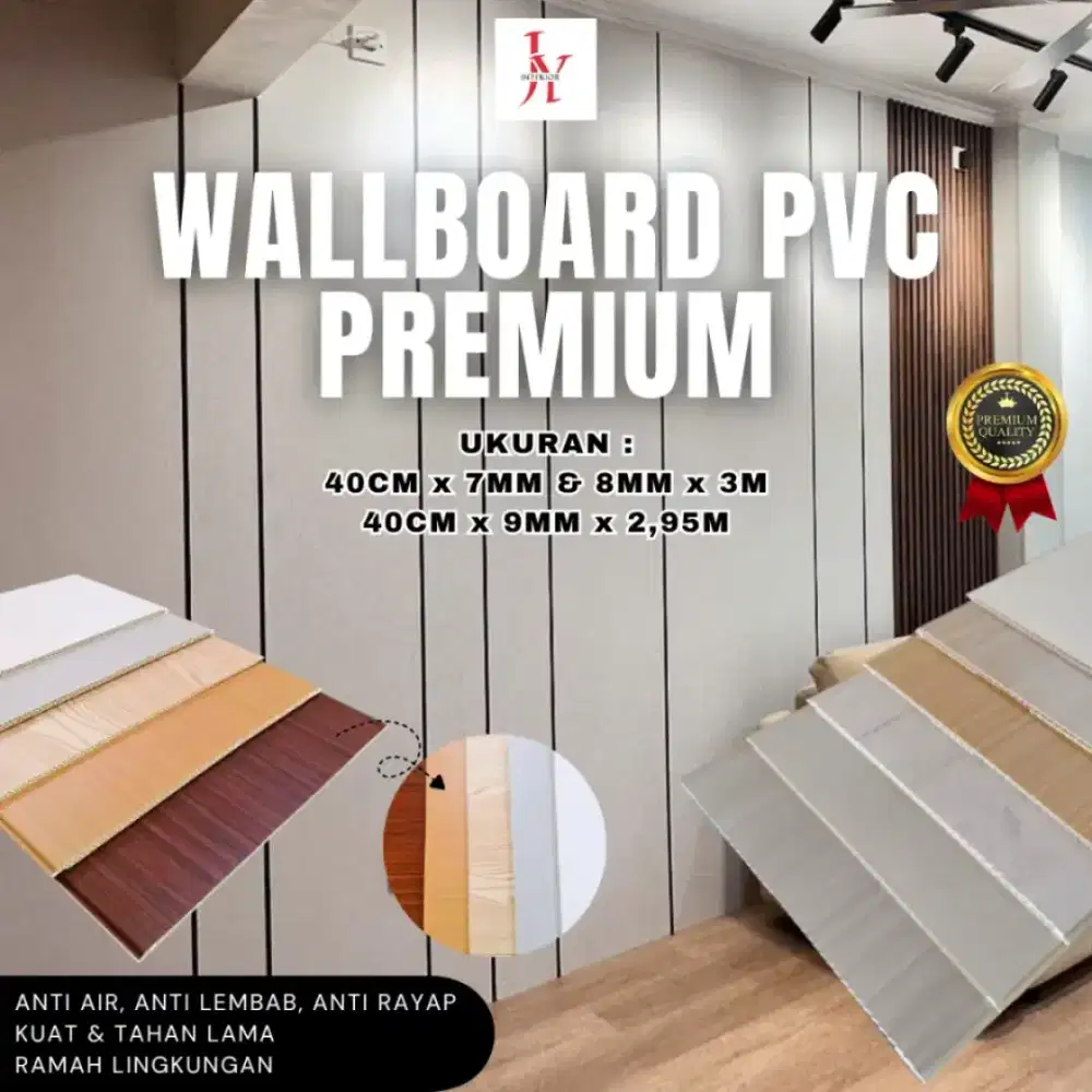 Wallbord 40cm terpasang sampai finishing