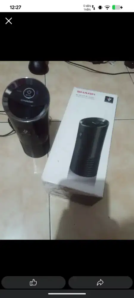 Sharp Car Air Purifier Plasma Cluster