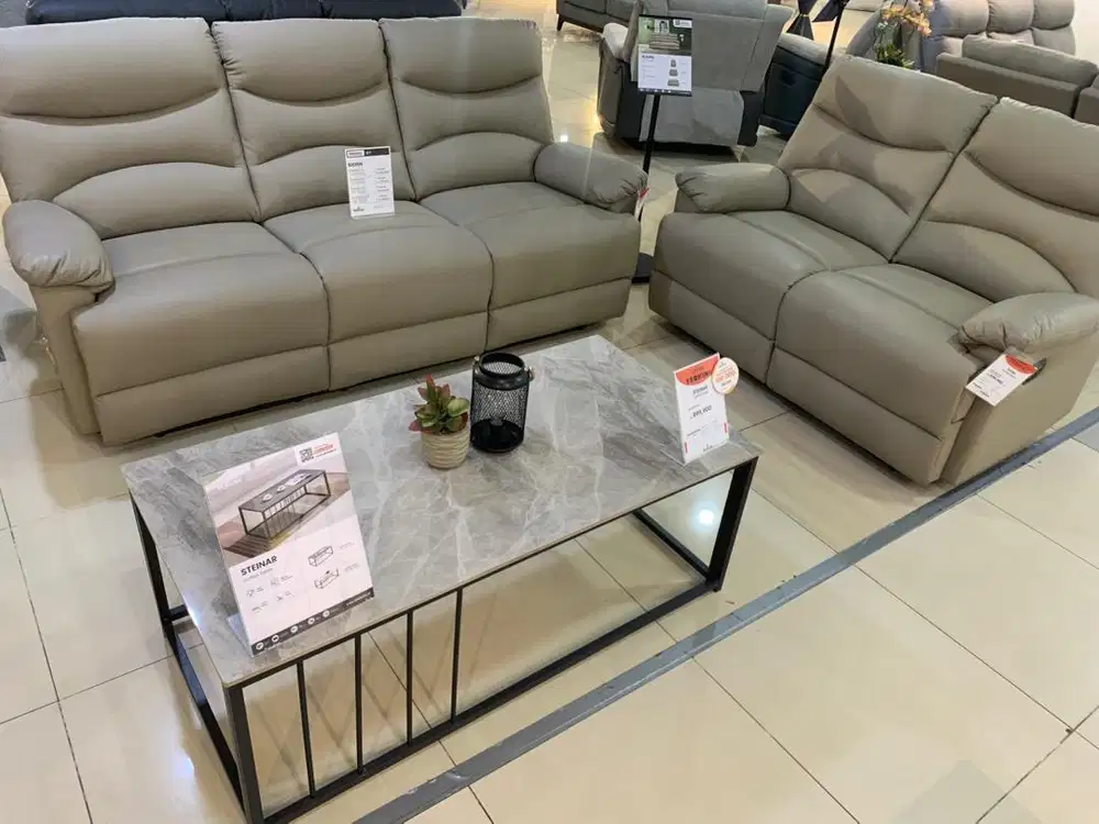 CICILAN SOFA BJORN FULL SET. + MEJA STEINAR
