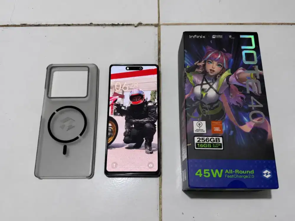 Dijual handphone infinix note40 ram 16gb & memory 256gb