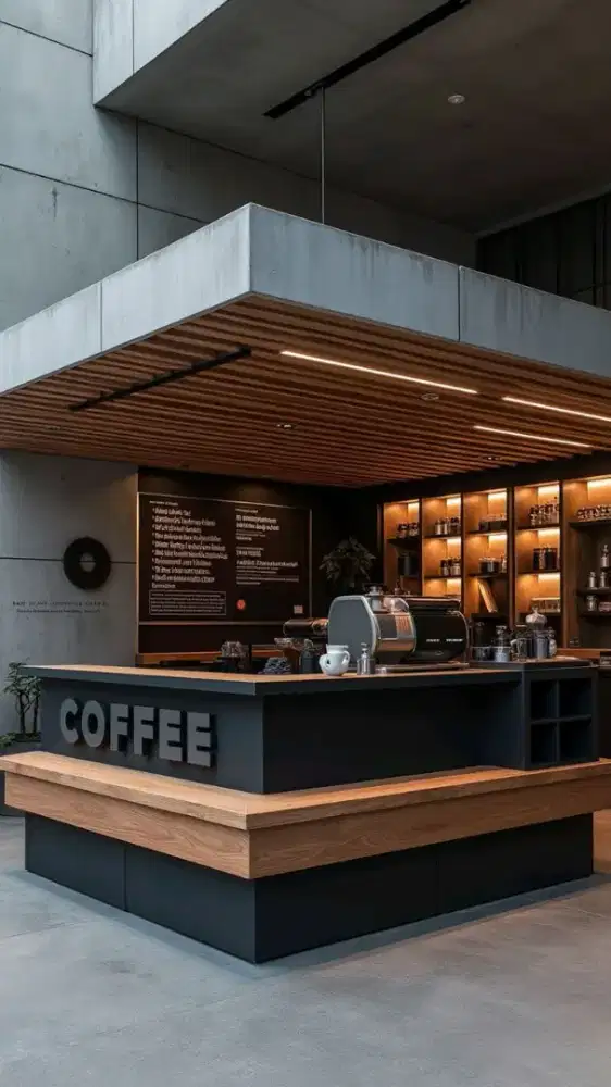 Meja Barista Meja CoffeeShop Meja Cashier Meja Lounge Meja Kedai Kopi