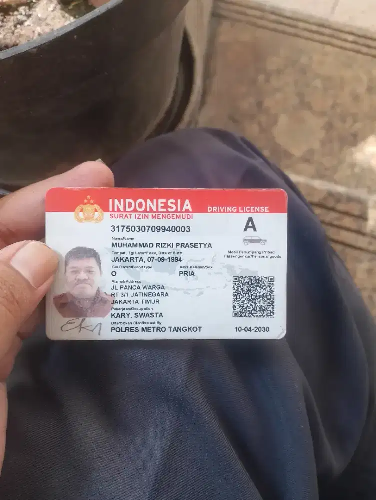 Supir pribadi perumahan