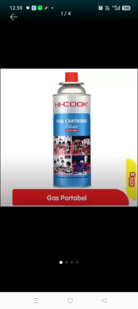 Tabung gas portable