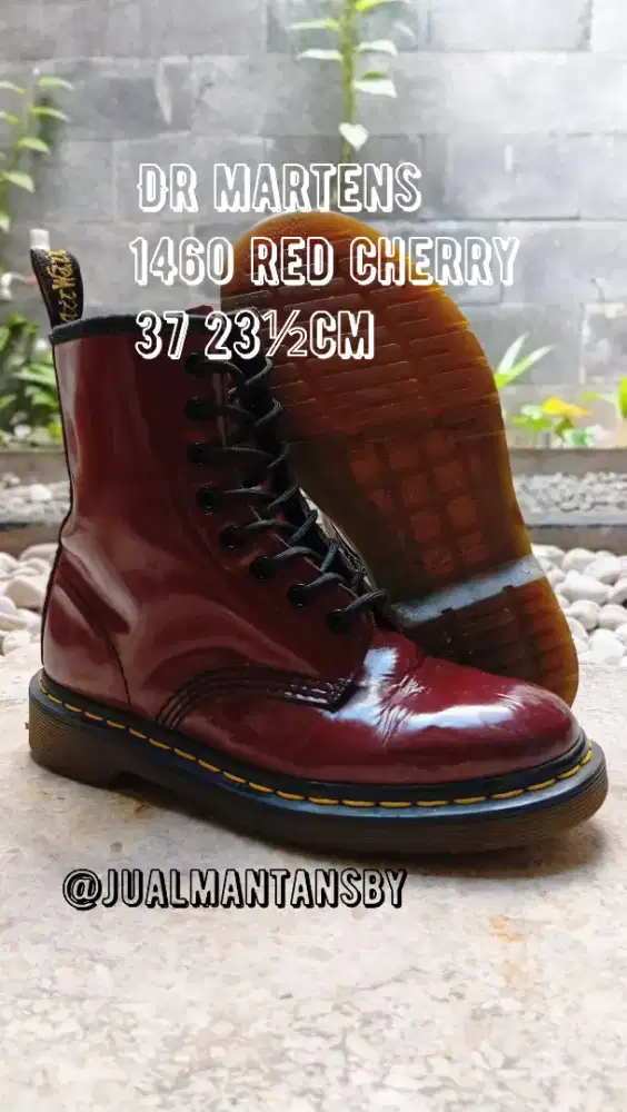 DR MARTENS 1460 Red Cherry  Made in Vietnam