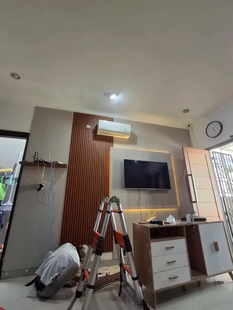 Perpaduan wallboard dan wallpanel
