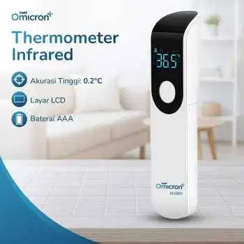 Termometer Suhu Badan Digital Thermogun Infrared Dual Mode