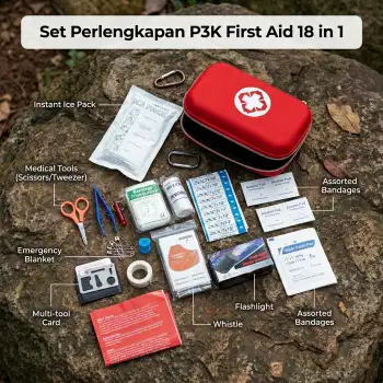 Set Perlengkapan P3K First Aid Kit 18in1