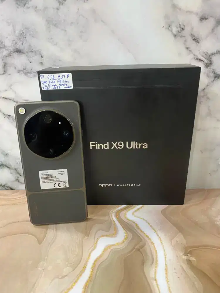 Oppo Find X9 Ultra 12/512gb second bergaransi