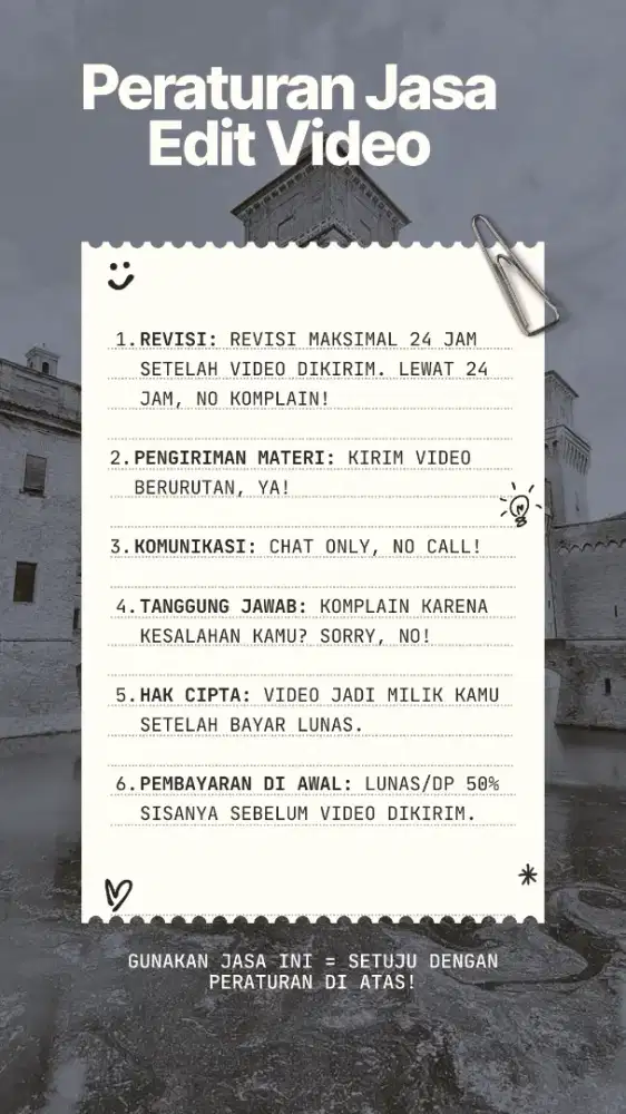 Jasa edit Video