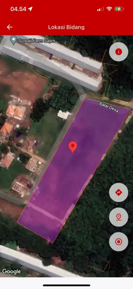 Dijual tanah 1 hektar