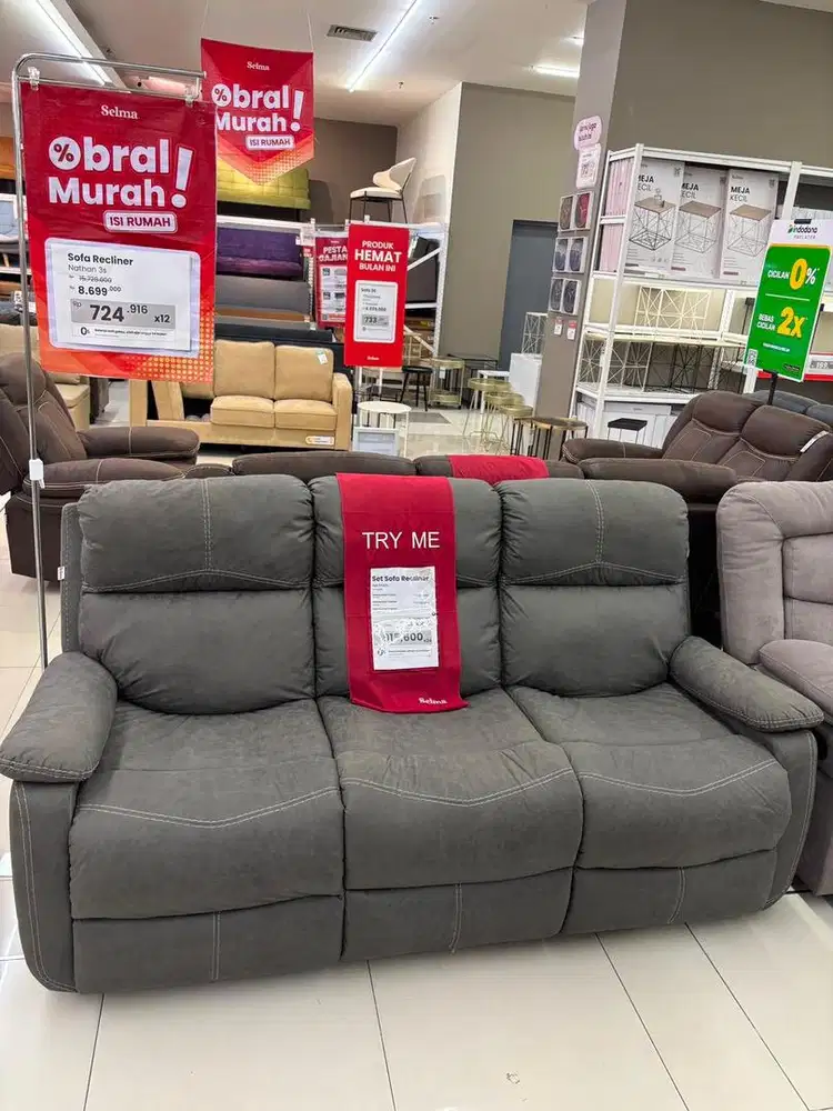 SOFA RECLINER 3S MEWAH DAN TERMURAHHH