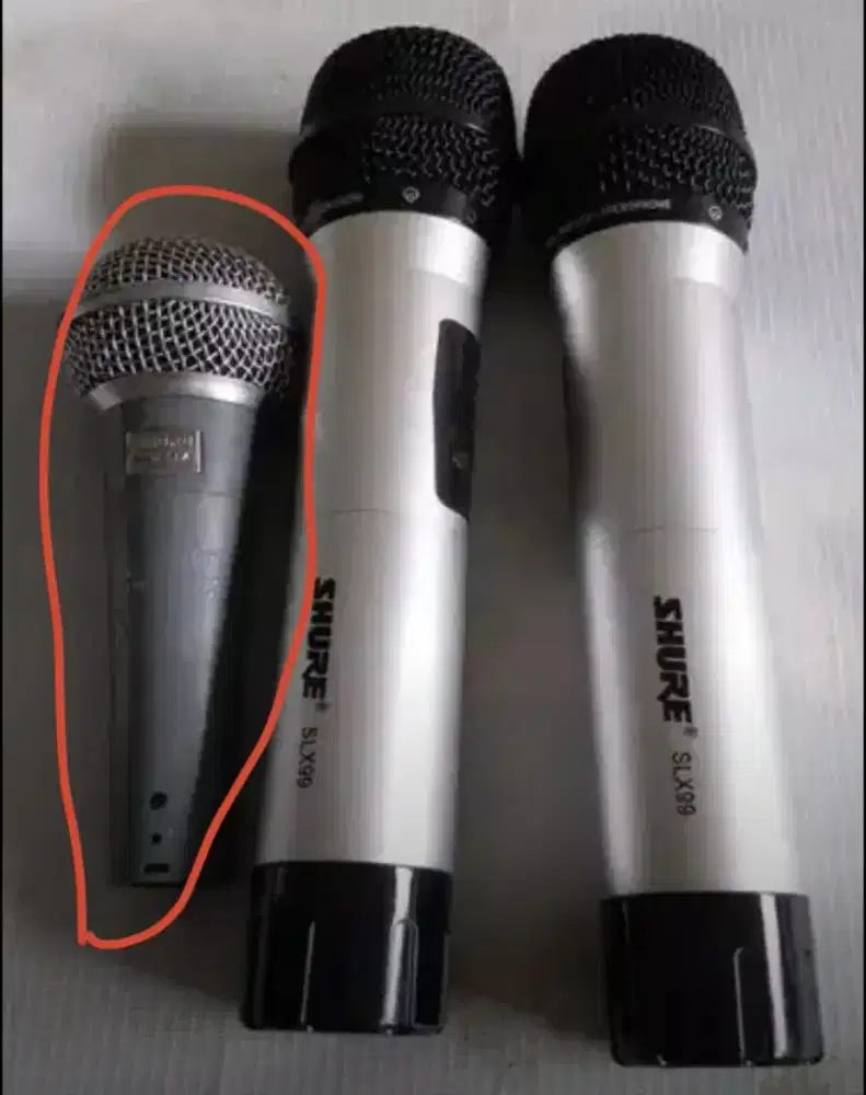 Dijual cepat 1 Unit Mic Shure 58A dengan kabel