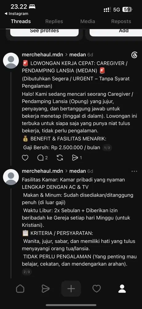 LOWONGAN KEEJA CARE GIVER