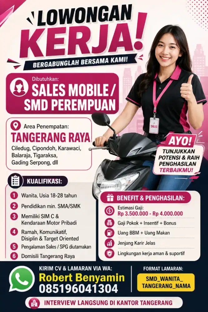 Dibutuhkan segera