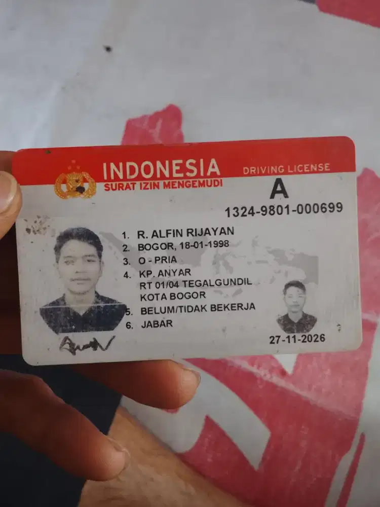 Mencari pekerjaan sebagai Driver pribadi