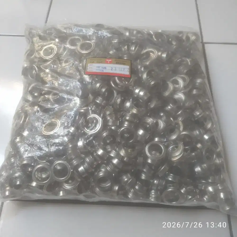 Jual discount murah habis ring terpal nikel 1 pack/ 1440 pc