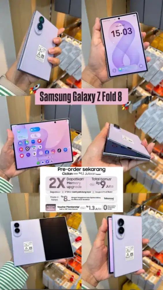 yuk ikuti Pre-Order samsung Galaxy Zfold8 dan dapatkan benefit 12,8jt