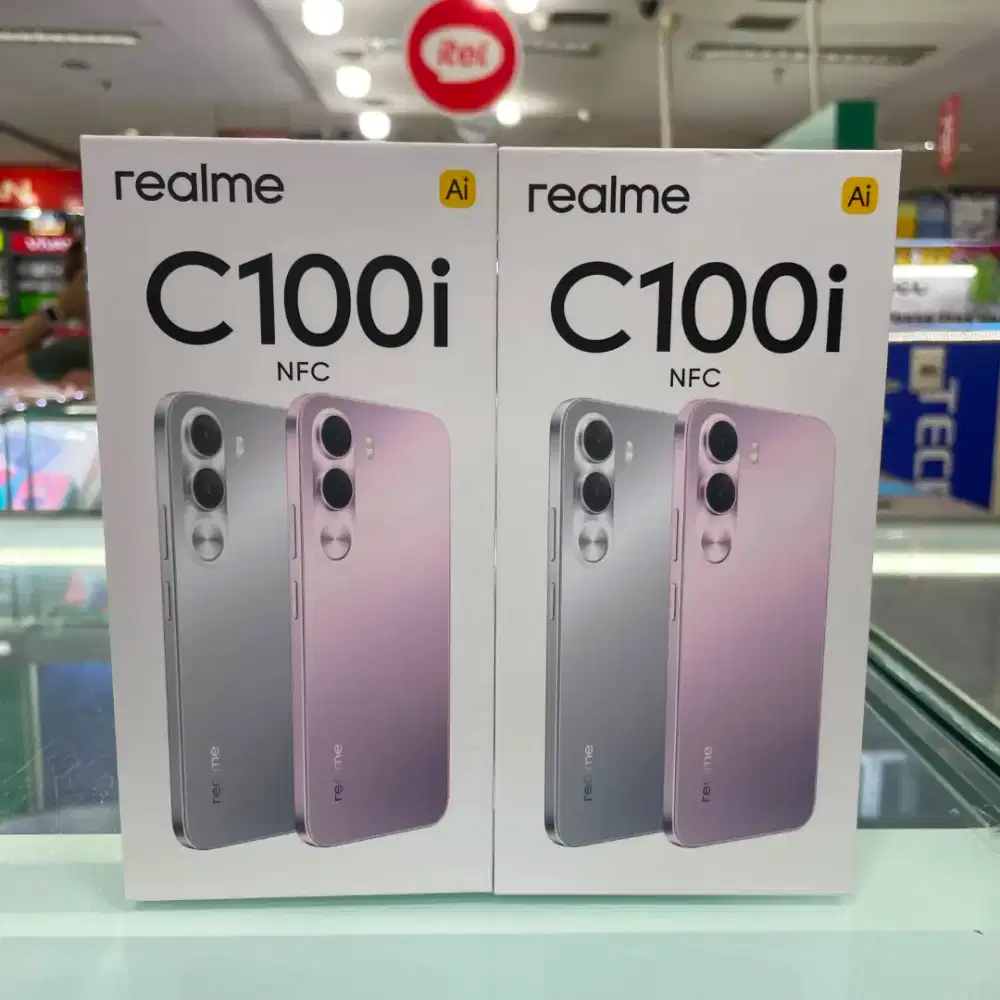 Realme C100i ram 4gb+8gb/128gb NFC baru garansi resmi bat 7000mah