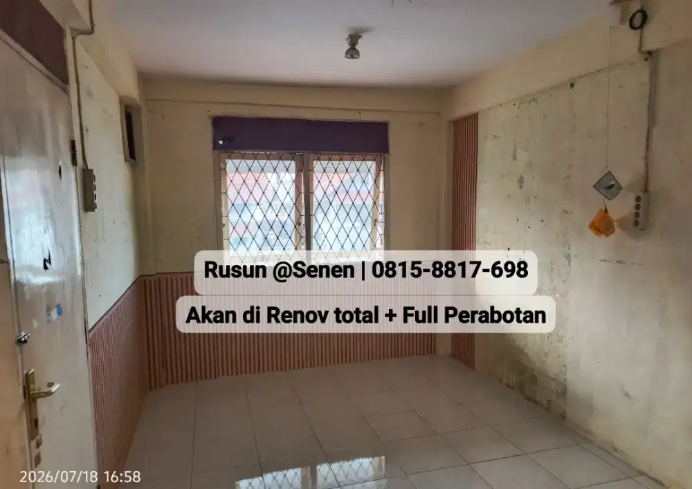 Kost Kontrakan Petakan Pasutri Keluarga Rumah Rusun Senen Jakpus
