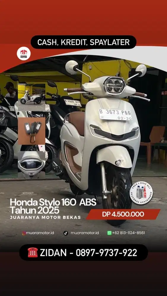 HONDA STYLO 160 ABS 2025 CASH & KREDIT !!!