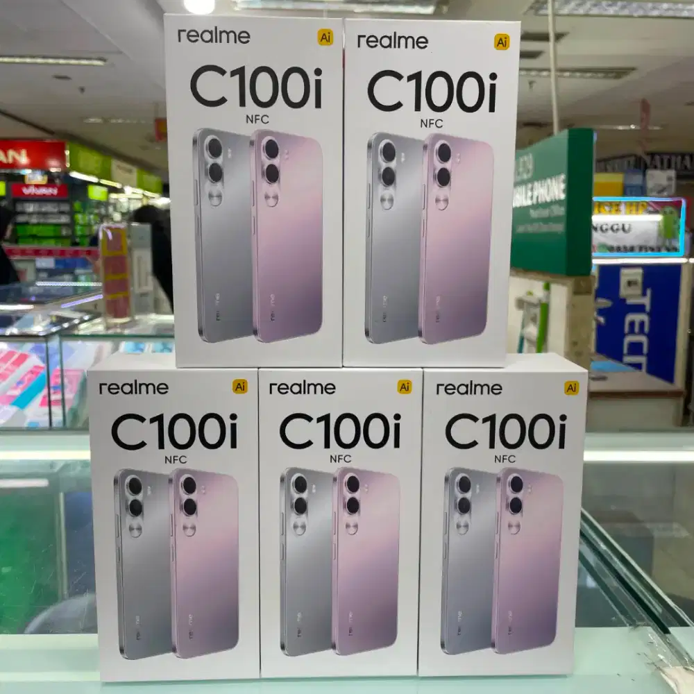 Realme C100i ram 6gb+12gb/128gb NFC baru garansi resmi bat 7000mah