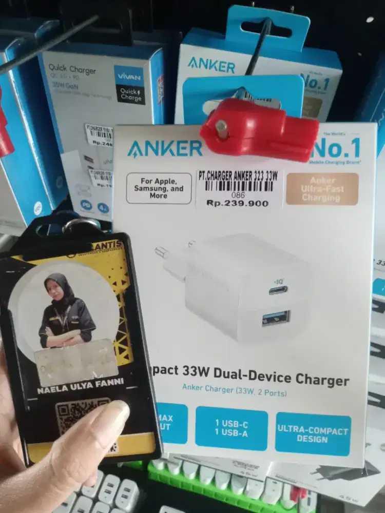 CHARGER ANKER 323 33W| ATLANTIS DAHSYAT