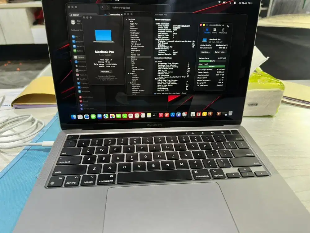 Macbook Pro 2021 M1 Ex Inter NEGO Fisik 99% Like New!
