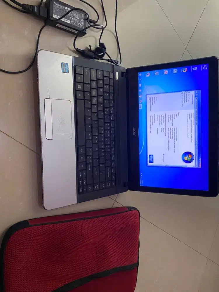 Jual cepat laptop Acer Aspire E1-471  BU