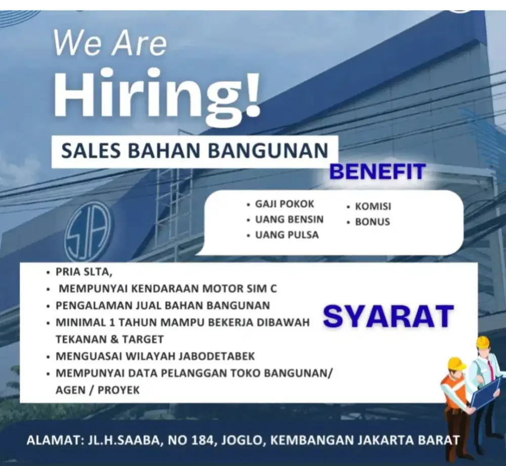Sales bahan bangunan pipa pvc
