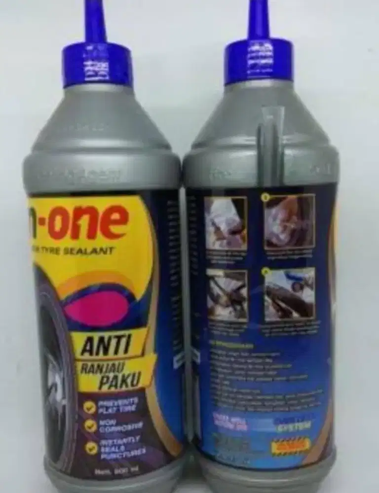 Cairan ban anti bocor 500 ml M one asli original kuat depok