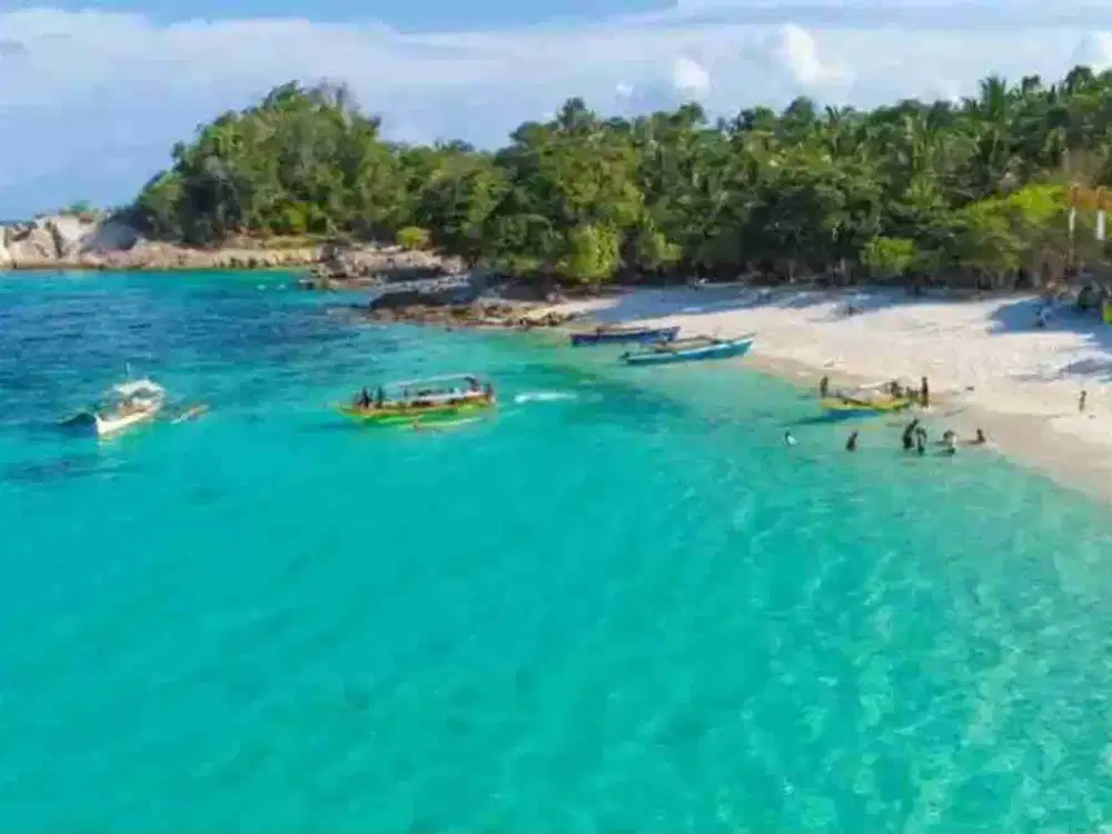 Pulau cocok dijadikan  tempat wisata atau pulau pribadi di Sulawesi utara